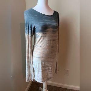 Hard Tail tie dye size small dress with long sleeve